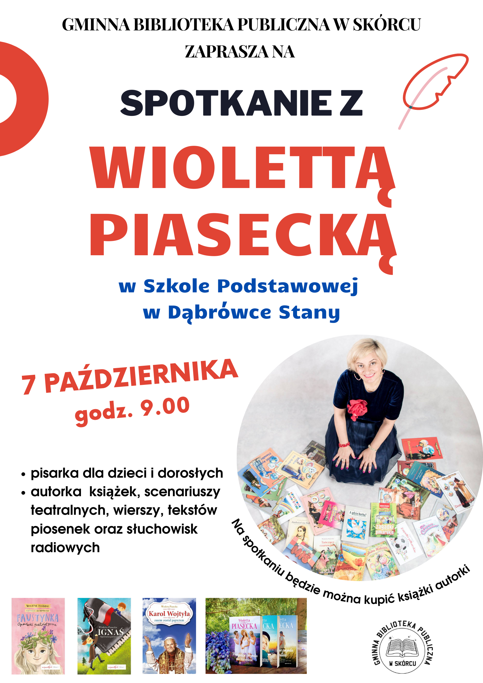 Spotkanie z Wiolettą Piasecką