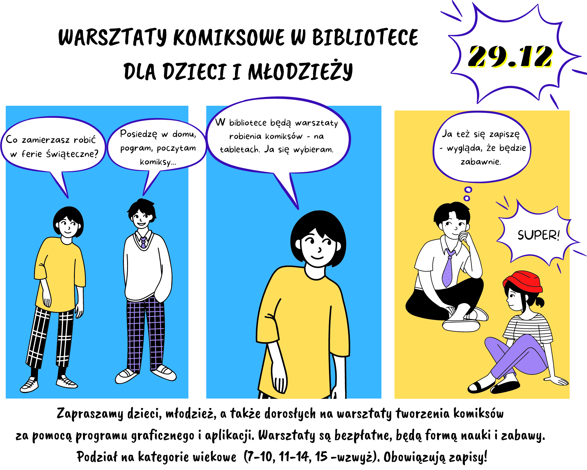 Warsztaty komiksowe na tabletach