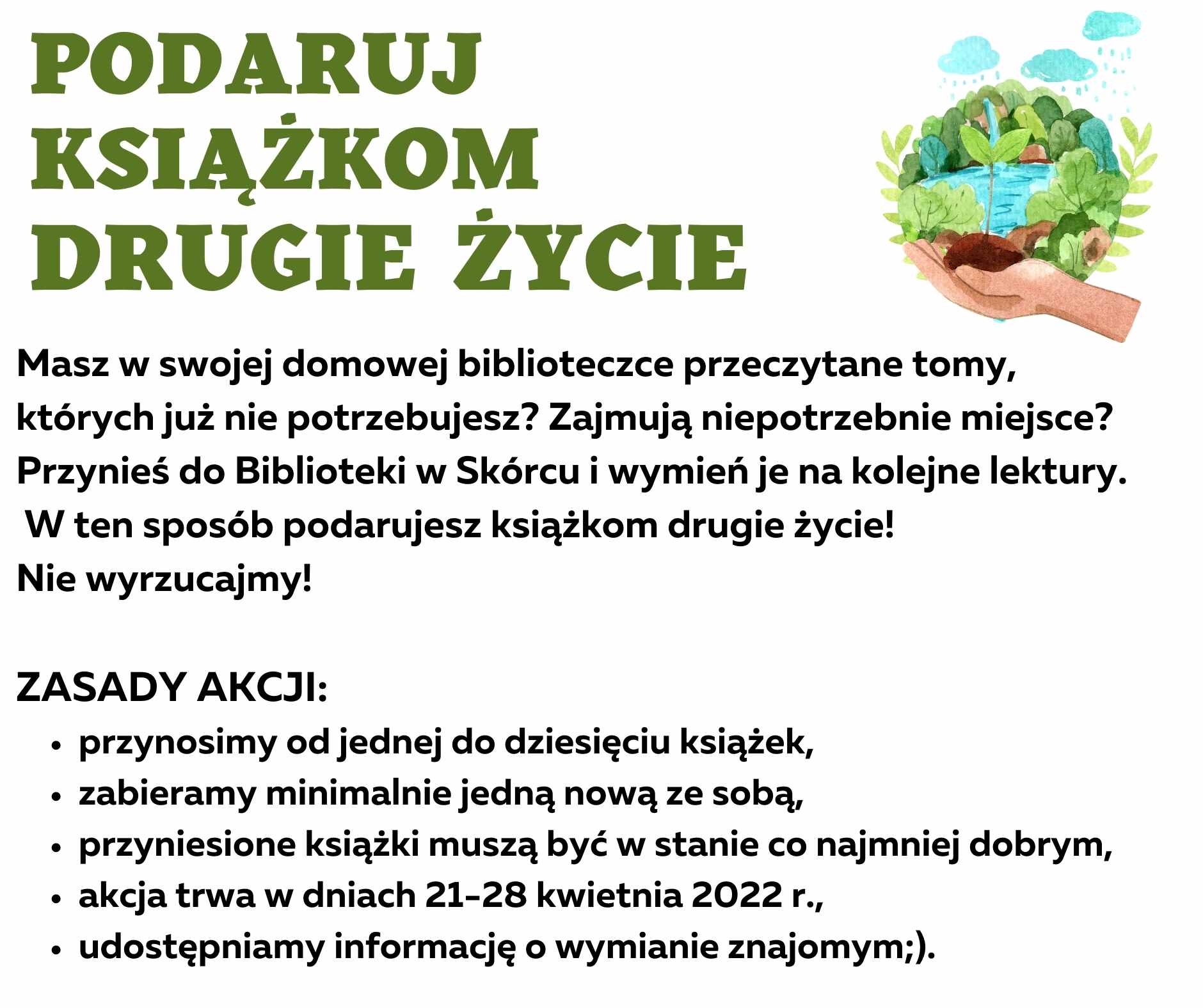 Podaruj książkom drugie życie