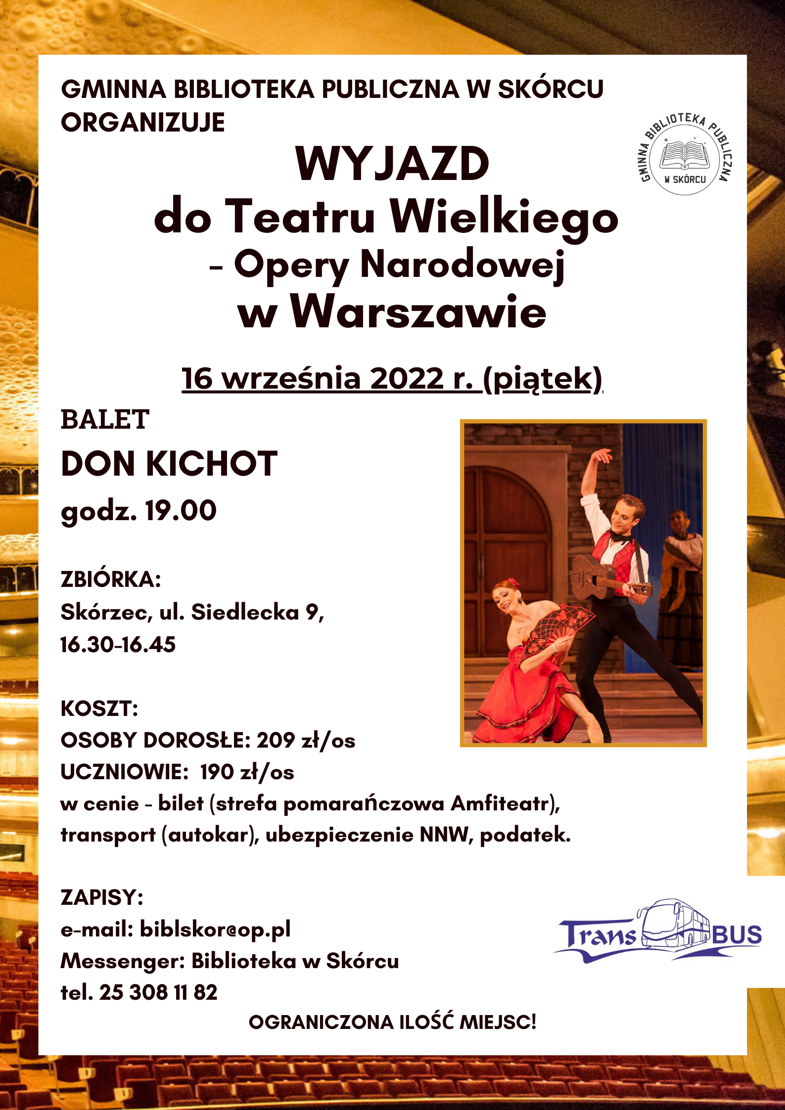 Wyjazd do Teatru Wielkiego