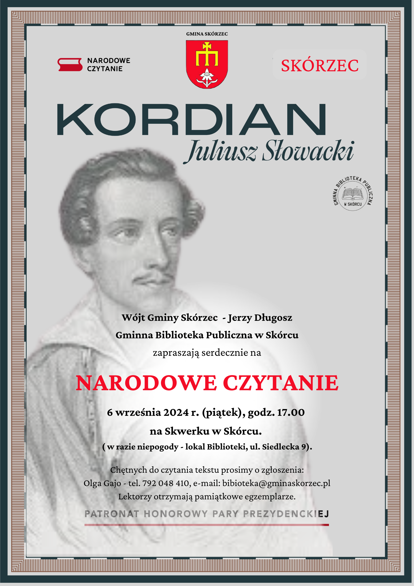 NARODOWE CZYTANIE W SKÓRCU