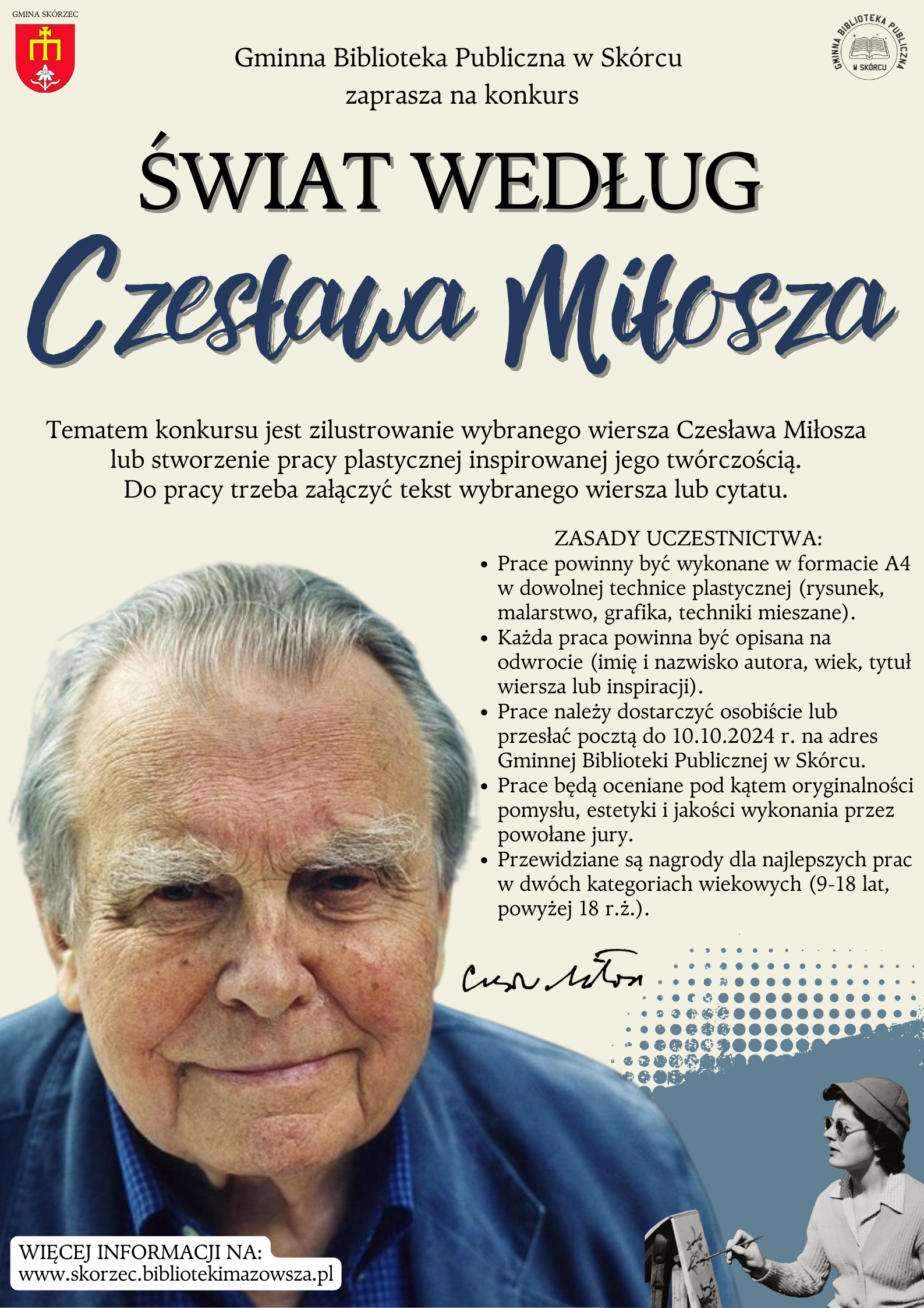 KONKURS „ŚWIAT WEDŁUG CZESŁAWA MIŁOSZA”