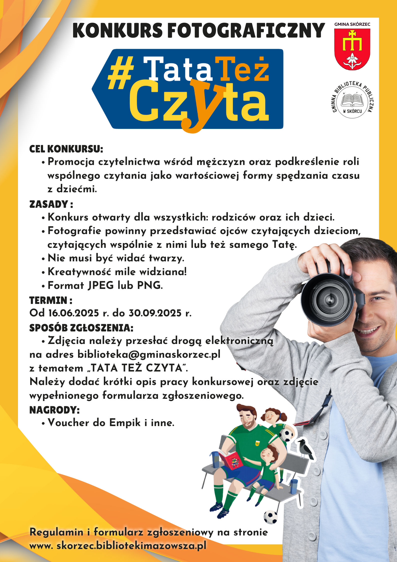 KONKURS FOTOGRAFICZNY „TATA TEŻ CZYTA”