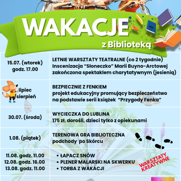 WAKACJE Z BIBLIOTEKĄ